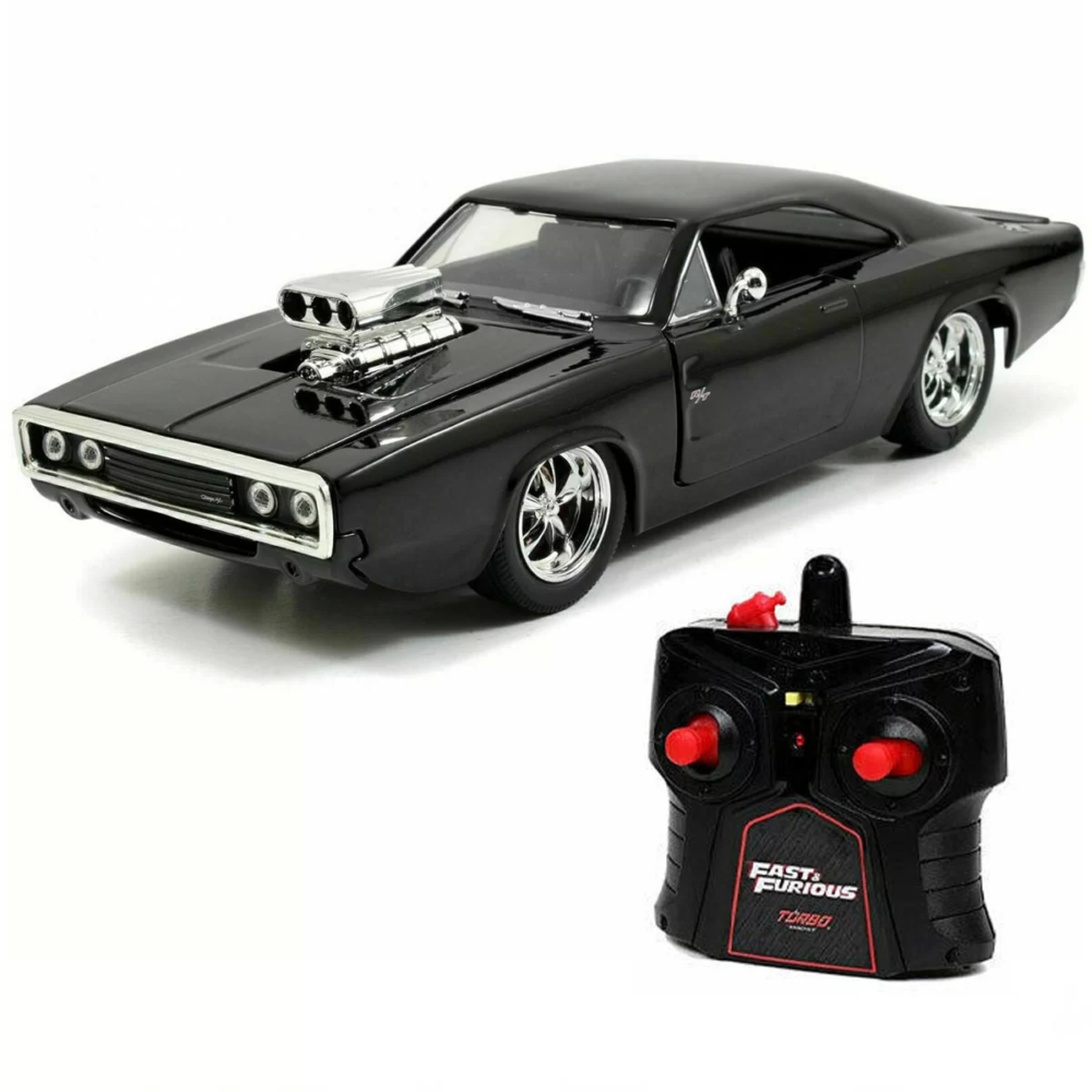 1:16 Fast & Furious 1970 Kumandalı Dom's Dodge Charger R/T Turbo Araba