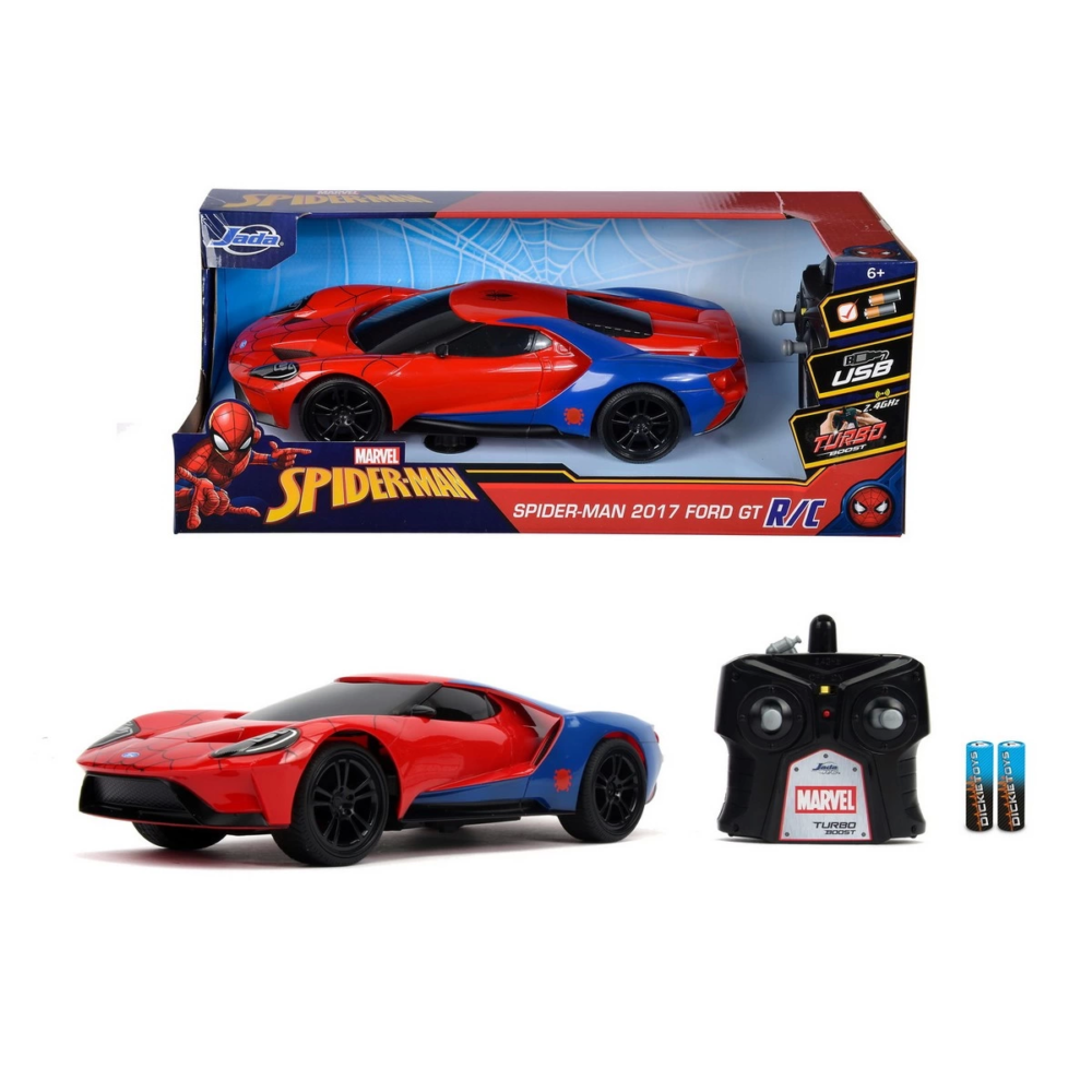 1:16 Jada Toys Ford GT 2017 Spiderman Kumandalı Araba