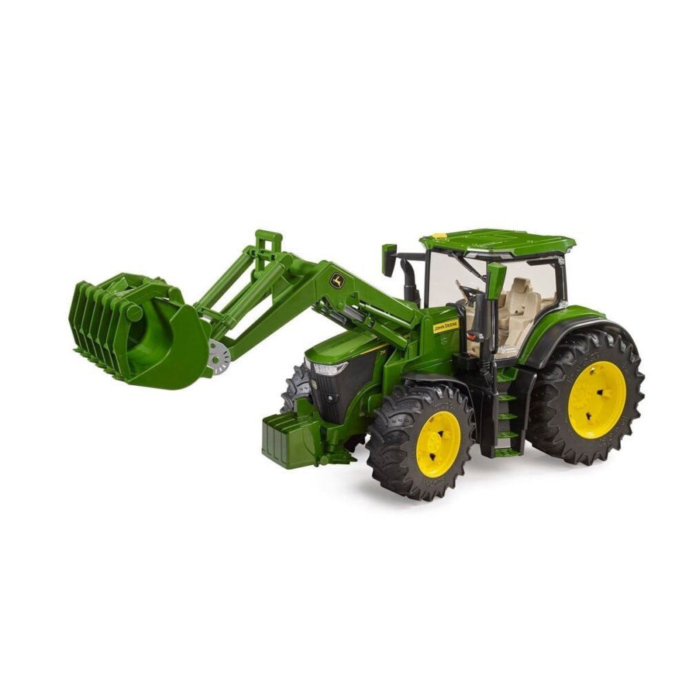 1:16 Model John Deere 7R 350 Kepçeli Traktör İnşaat Aracı Seti