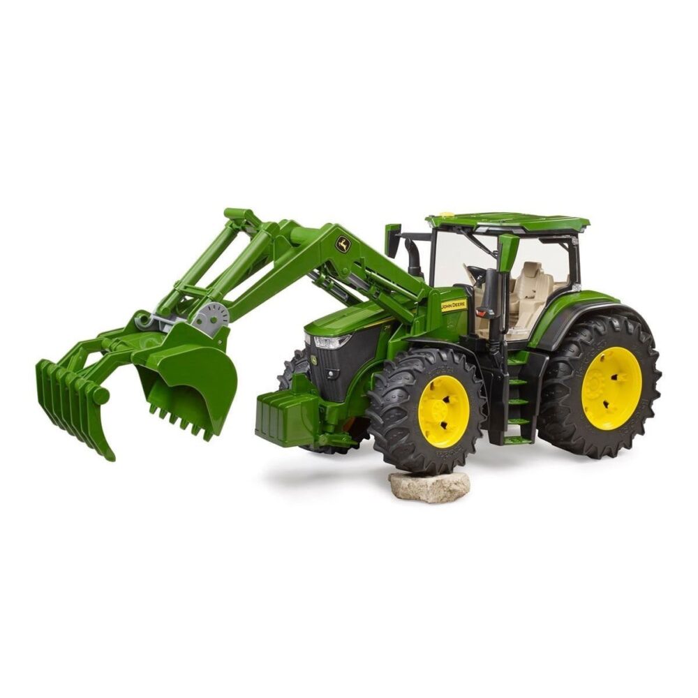 1:16 Model John Deere 7R 350 Kepçeli Traktör İnşaat Aracı Seti