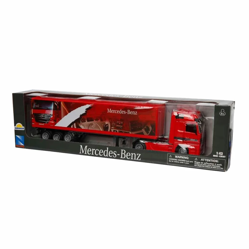 1/43 L. Haul EU Mercedes Benz Kırmızı Konteyner