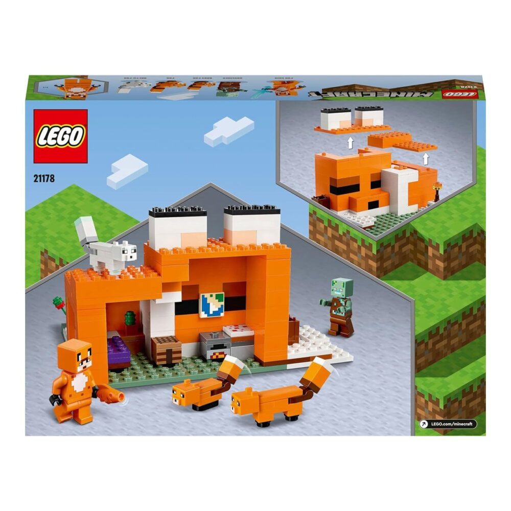 LEGO Minecraft Tilki Kulübesi 193 parça