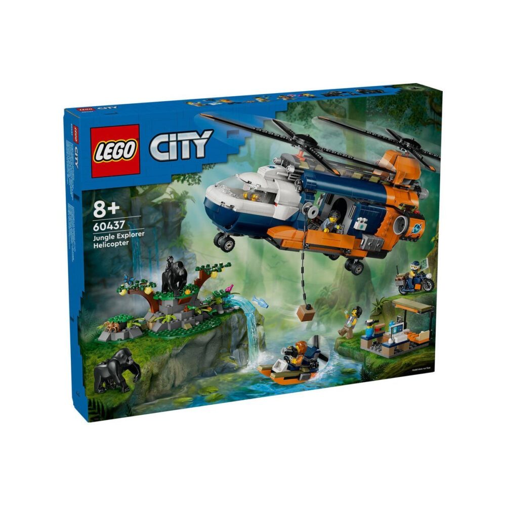 LEGO City Orman Kaşifinin Helikopteri Kamp Yerinde 881 parça