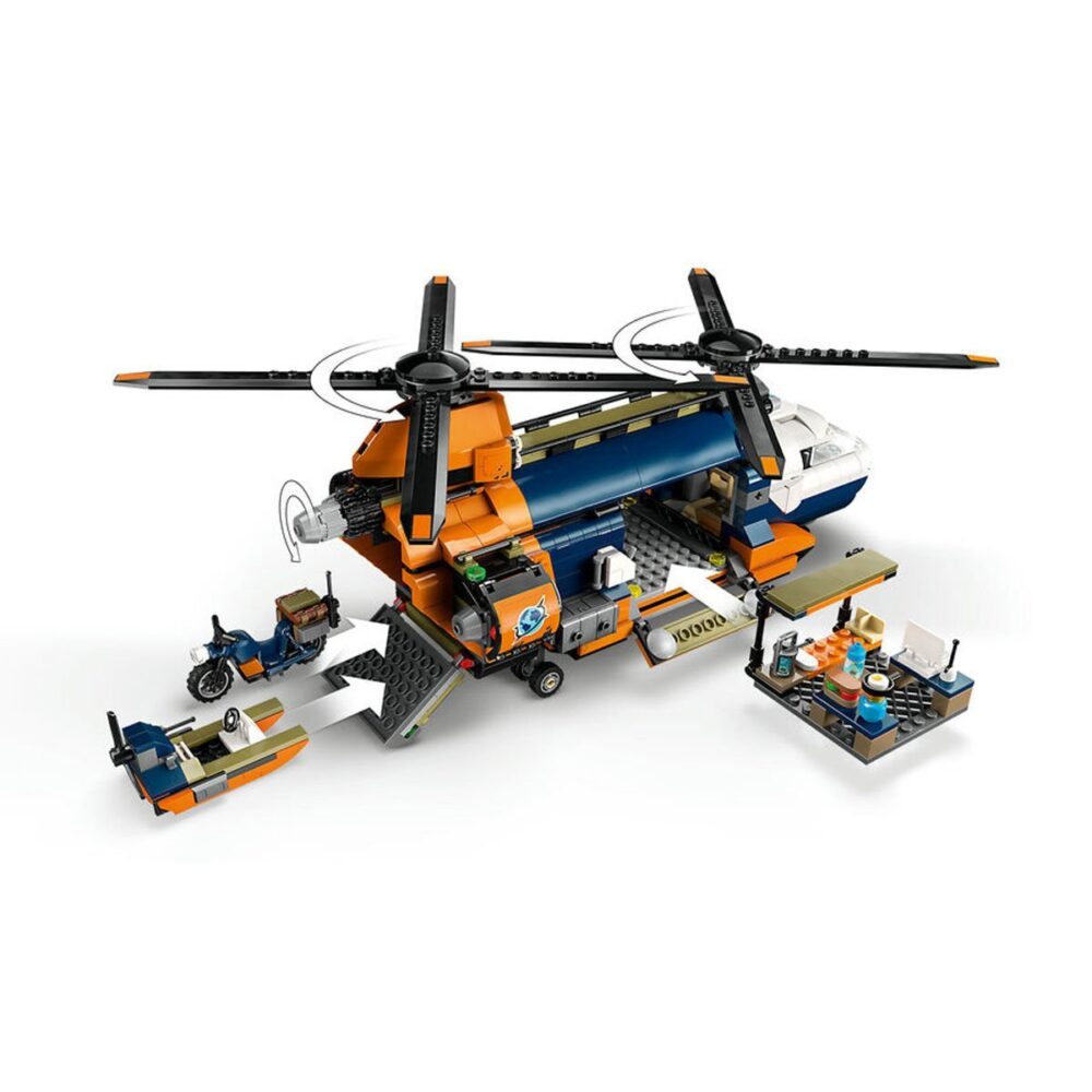 LEGO City Orman Kaşifinin Helikopteri Kamp Yerinde 881 parça