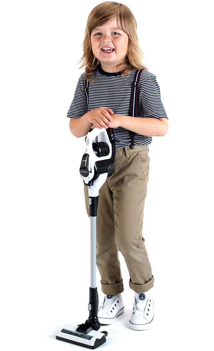 Bosch Oyuncak Sesli Işıklı Beyaz Elektrik Süpürgesi