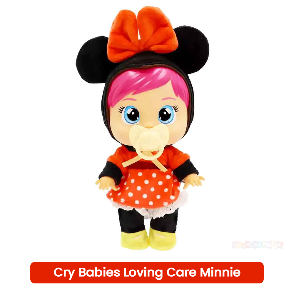 Cry Babies Love and Care Minnie Kostümlü Bebek CYB69000