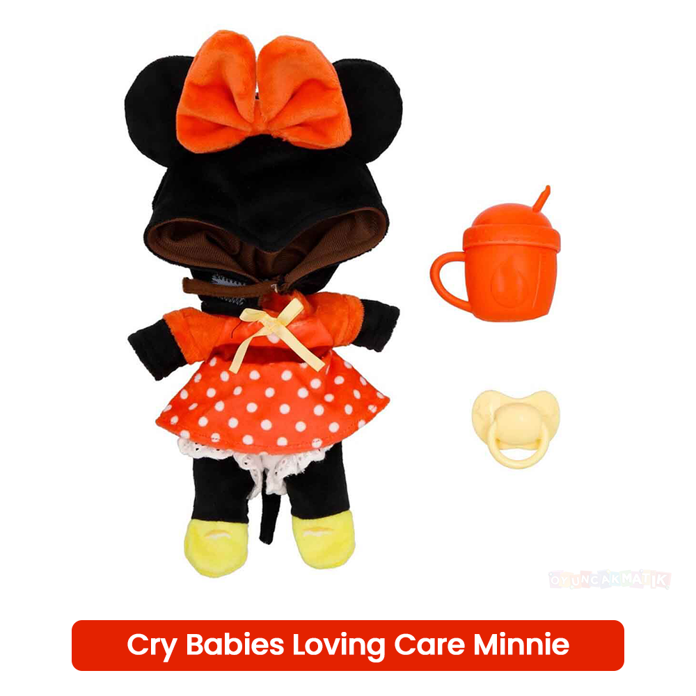 Cry Babies Love and Care Minnie Kostümlü Bebek CYB69000