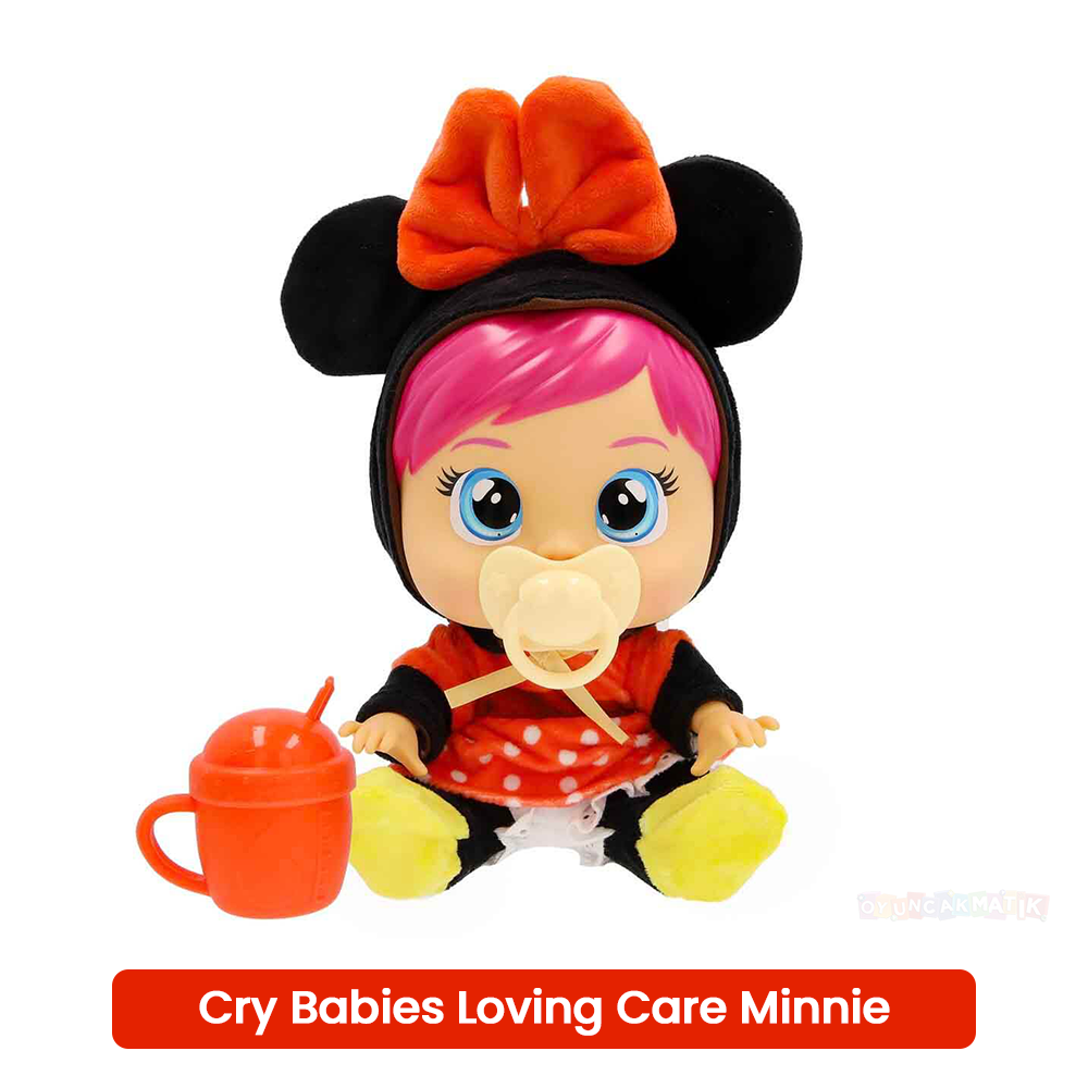 Cry Babies Love and Care Minnie Kostümlü Bebek CYB69000