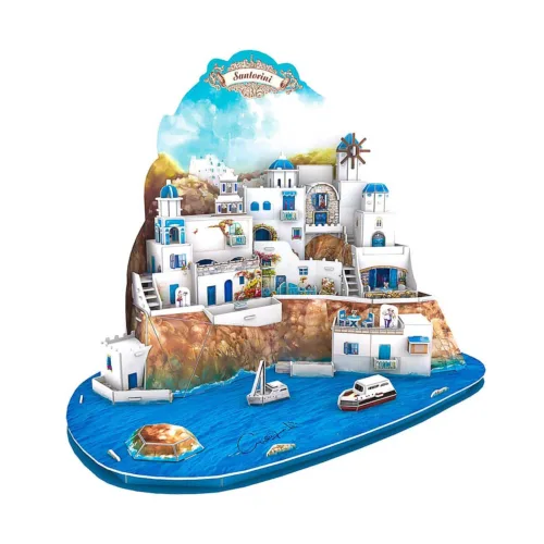 CubicFun Santorini Island 3D Puzzle