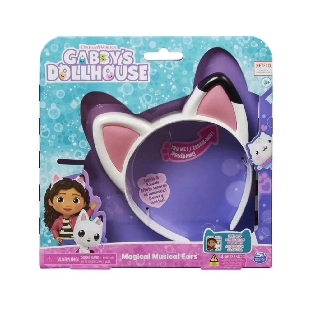 Gabby's Dollhouse Taç Kedi Kulaklığı