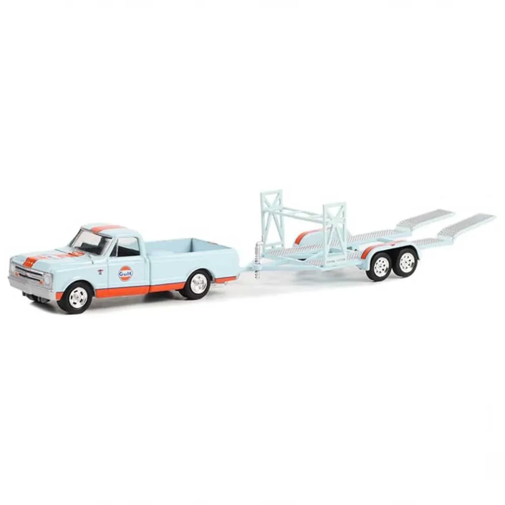 Greenlight 1:64 1968 Chevrolet C-10 Shortbed and Tandem Car