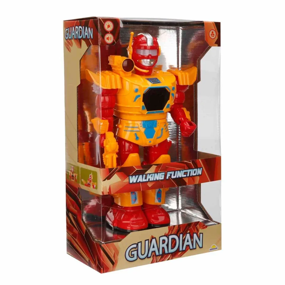 Guardian Sesli ve Işıklı Pilli Robot