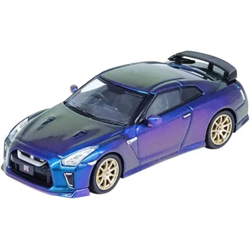 Inno 1/64 Nissan GT-R T-Spec Midnight Purple IN64 Model Araba