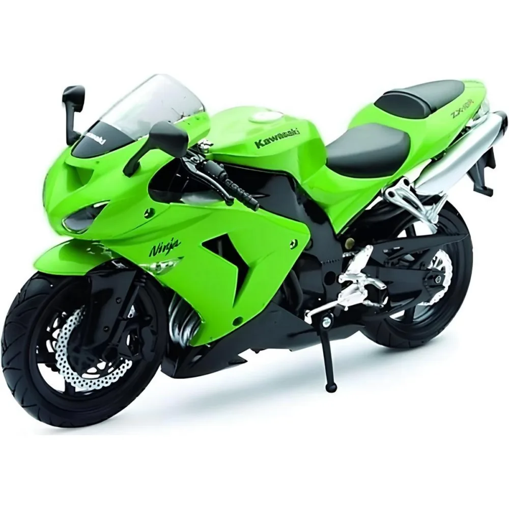 Kawasaki 1/12 Zx-10r 2006 Model Yeşil Motorsiklet