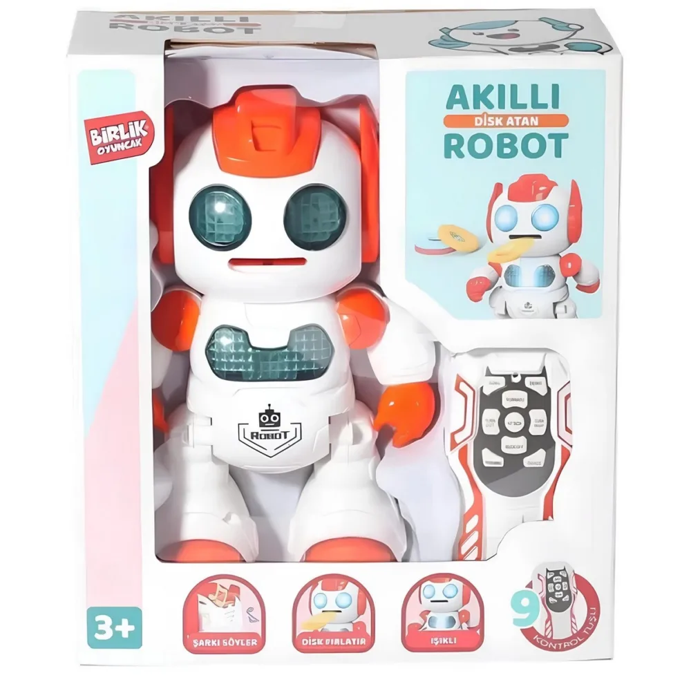 Kumandalı Disk Atan Akıllı Robot