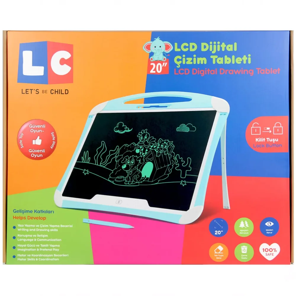 LCD Dijital Çizim Tableti 20 İnç