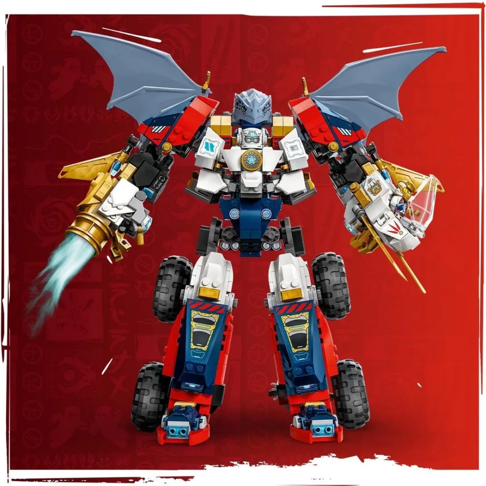 LEGO NINJAGO Zane’in Ultra Kombo Mech’i 4’ü 1 Arada 71834