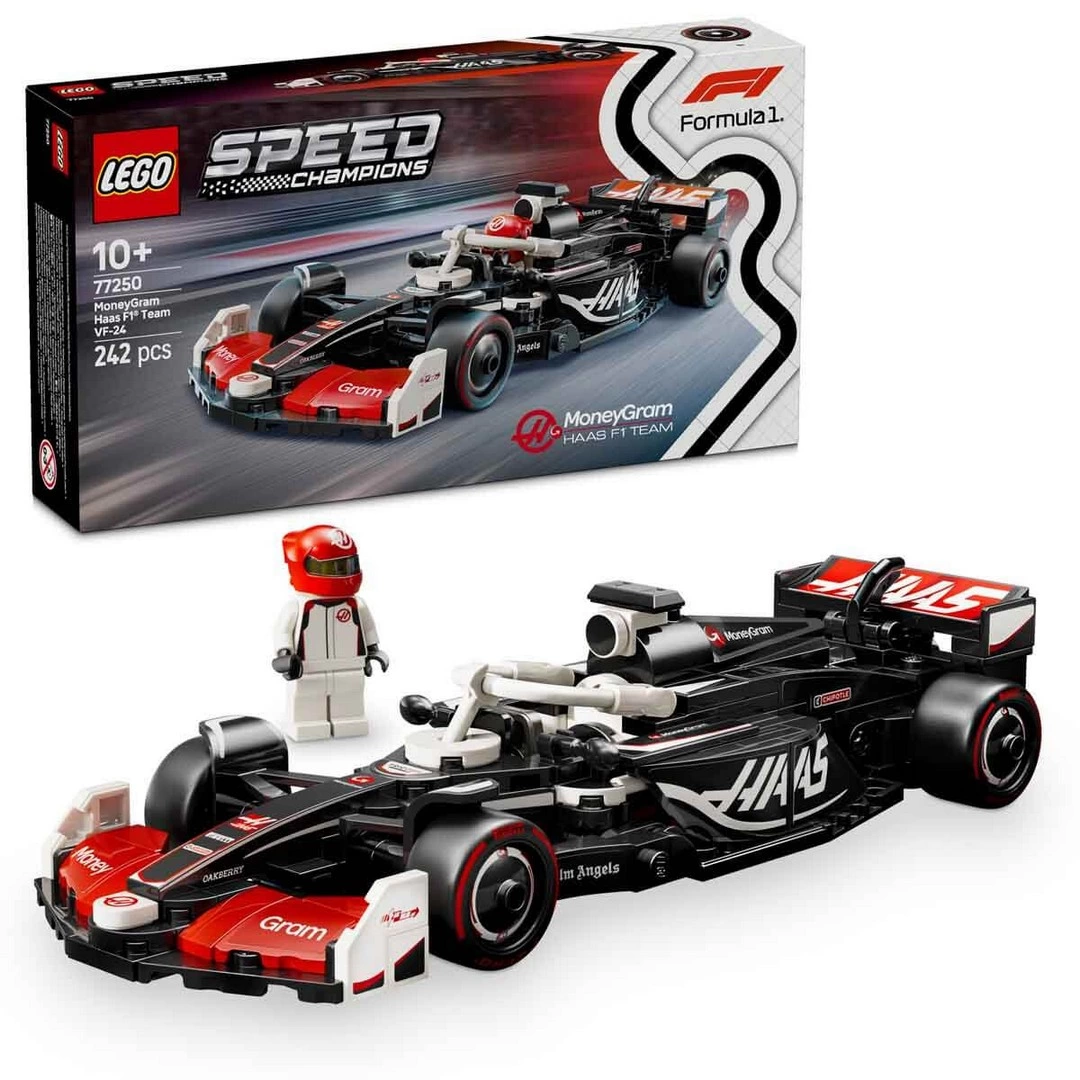 LEGO Speed Champions MoneyGram Haas F1 Team VF-24 Yarış Arabası 77250