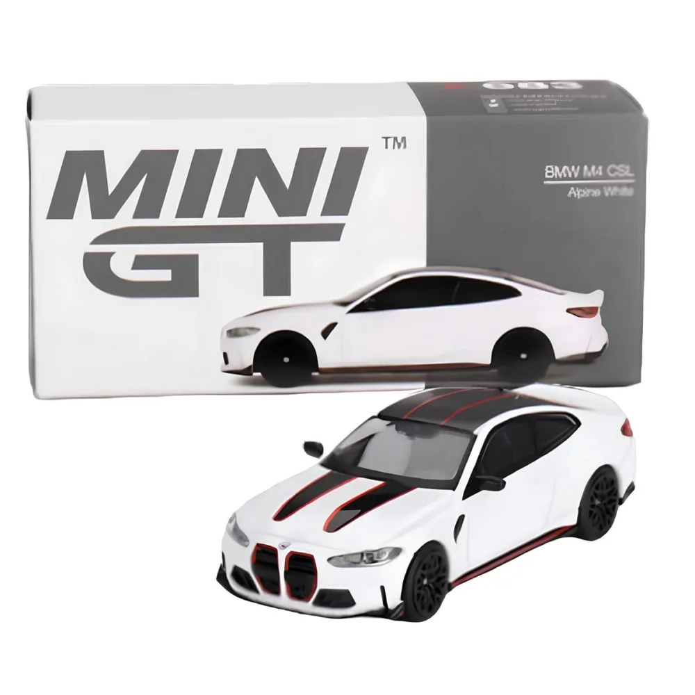 Mini GT 1/64 BMW M4 CSL Alpine White