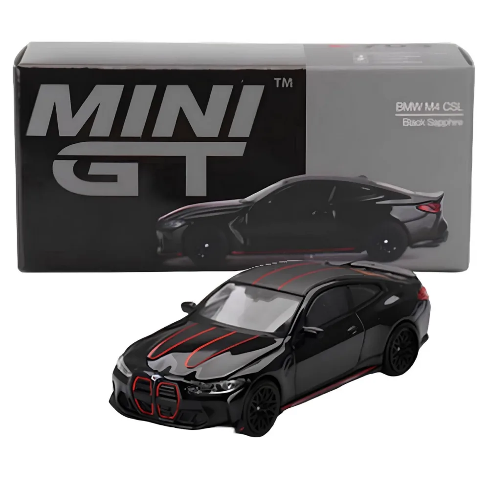 Mini GT 1:64 BMW M4 CSL Black Sapphire Model Araba