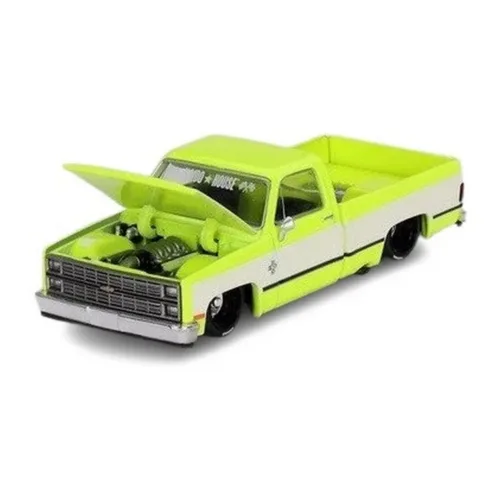 Mini GT 1/64 Chevrolet Silverado KAIDO Flo Yellow V1