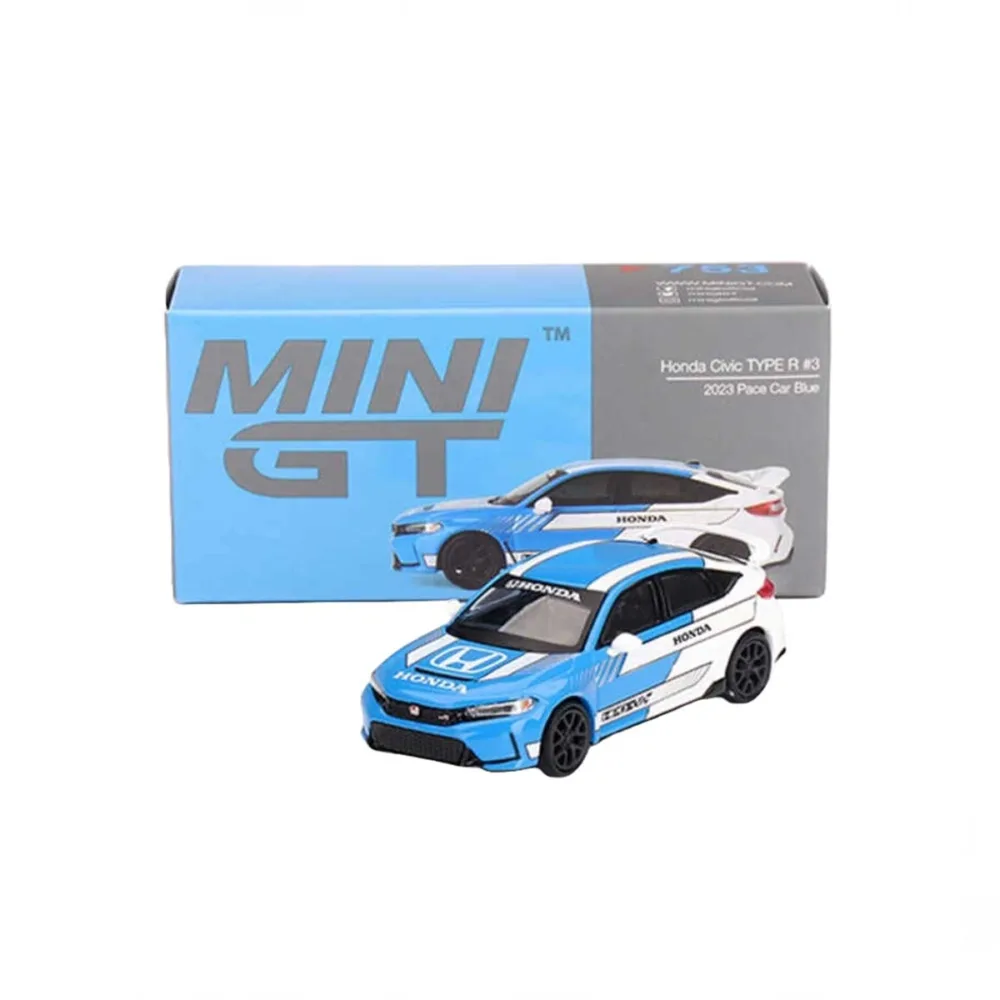 Mini GT 1/64 Honda Civic Type R #3 2023 Pace Car Blue