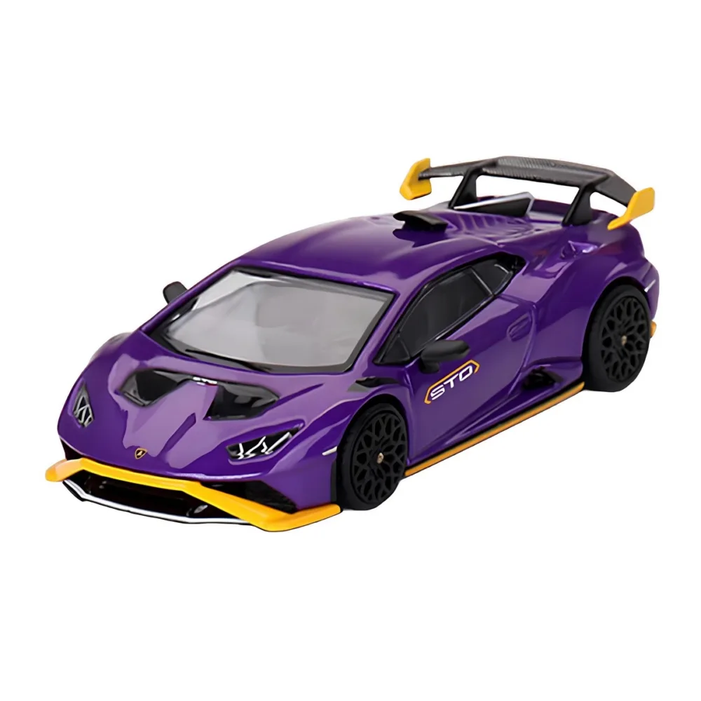 Mini GT 1:64 Lamborghini Huracán STO Viola Pasifae Model Araba