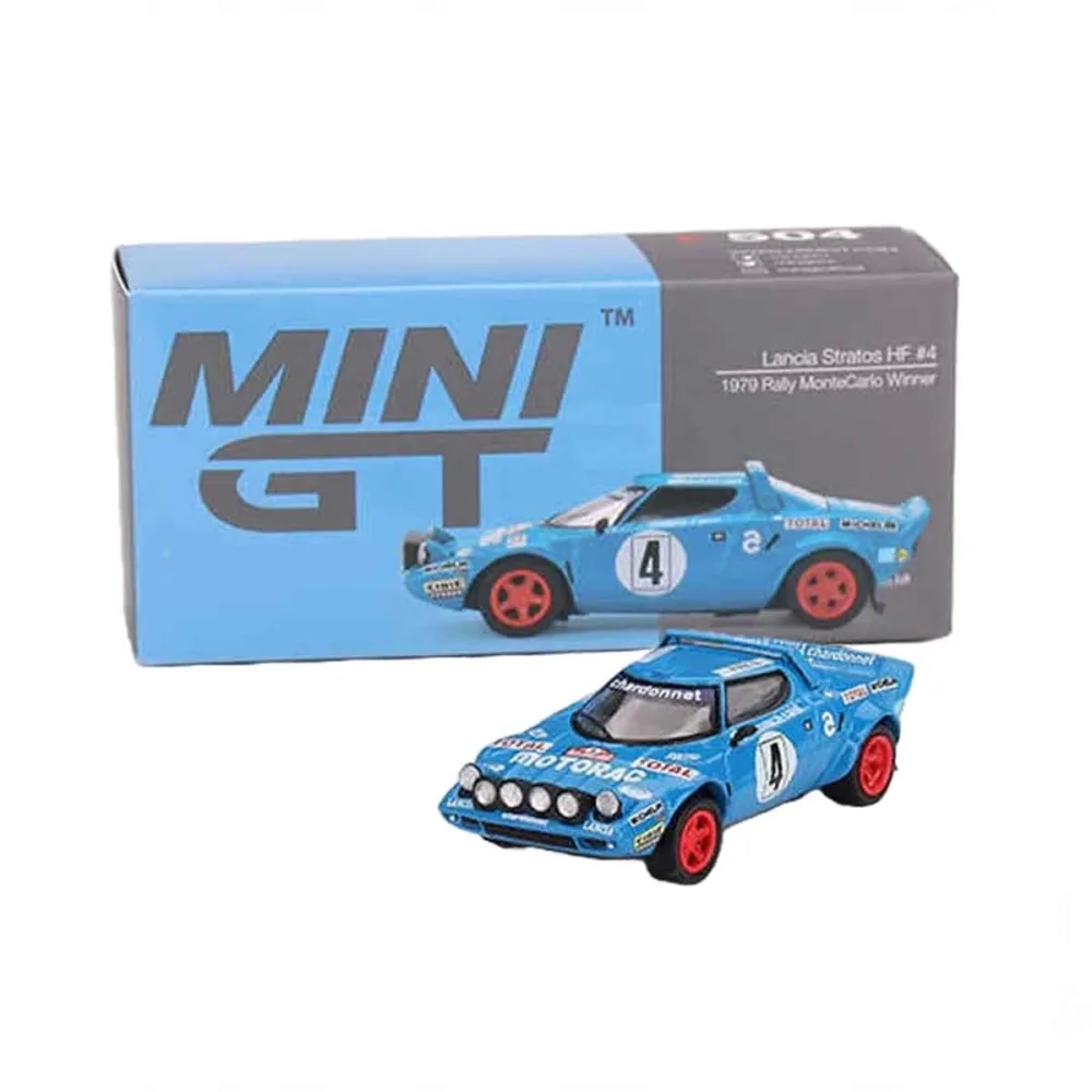 Mini GT 1:64 Lancia Stratos HF #4 1979 Rally MonteCarlo Winner