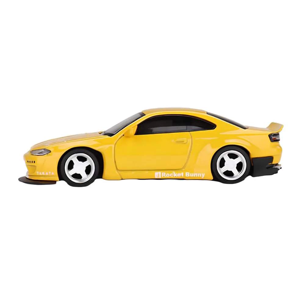 Mini GT 1/64 Nissan Silvia (S15) Rocket Bunny Bronze Yellow MGT00643