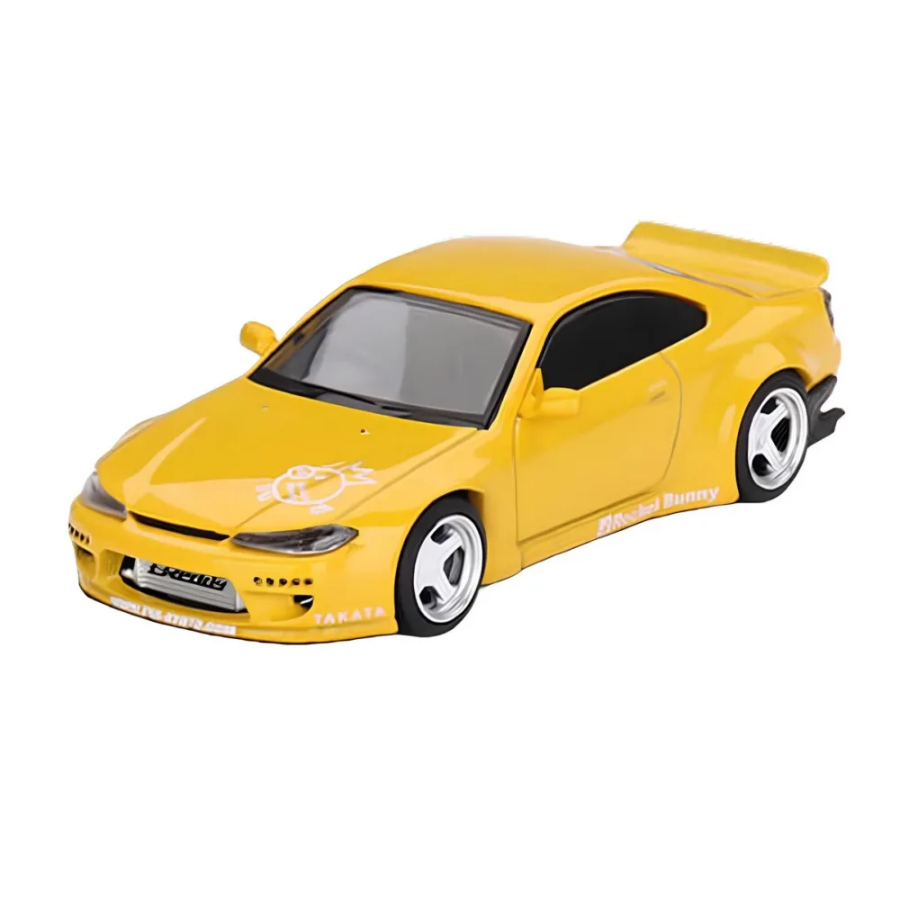 Mini GT 1/64 Nissan Silvia (S15) Rocket Bunny Bronze Yellow MGT00643