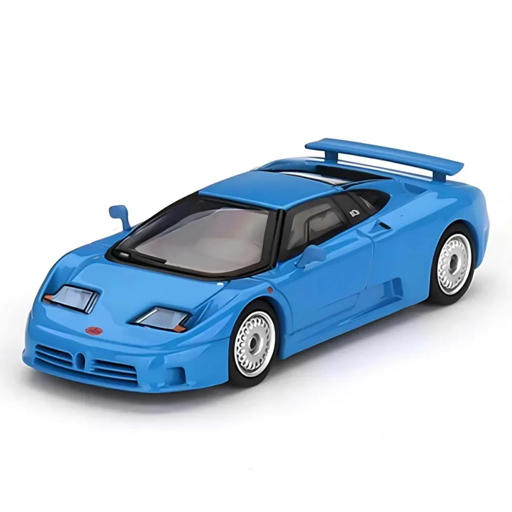 Mini Gt 1:64 Bugatti EB110 GT Blue Bugatti Model Araba