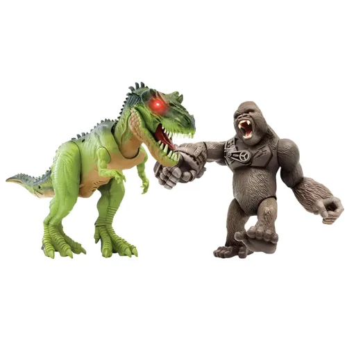 Primal Clash Gorilla vs T-rex Sesli Işıklı Oyun Seti