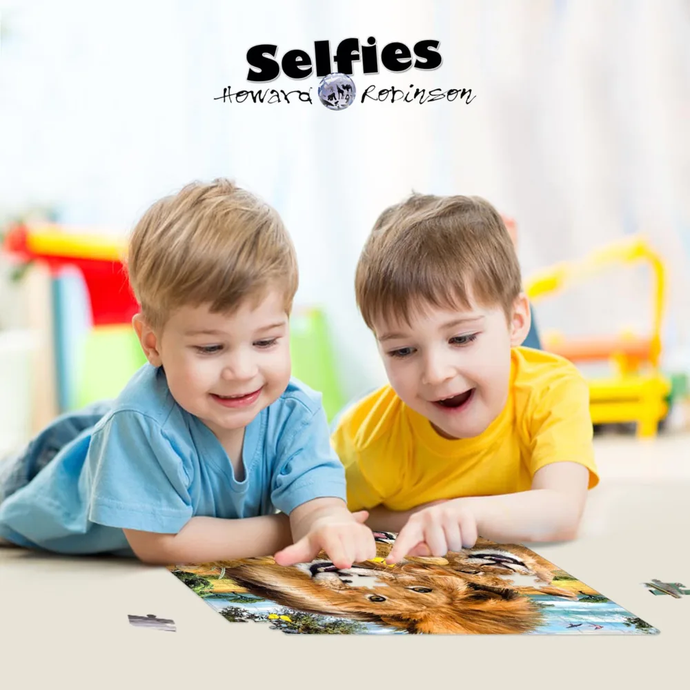 Prime 3D - Aslan Pelüş ve Selfie 48 Parça Puzzle 15803