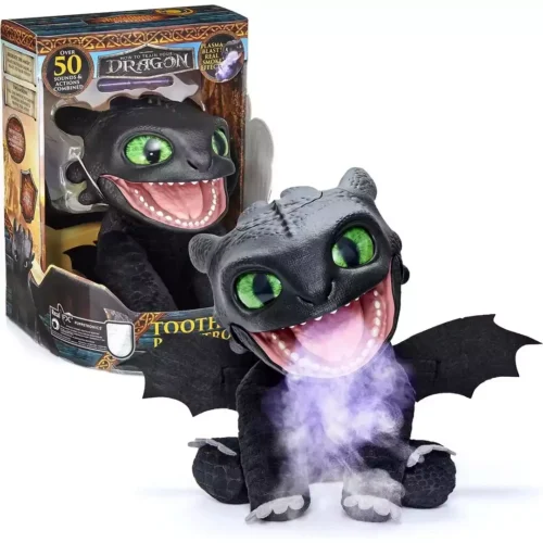 DreamWorks Ejderhanı Nasıl Eğitirsin  Toothless İnteraktif Ejderha Oyuncağı Sesli ve Hareketli