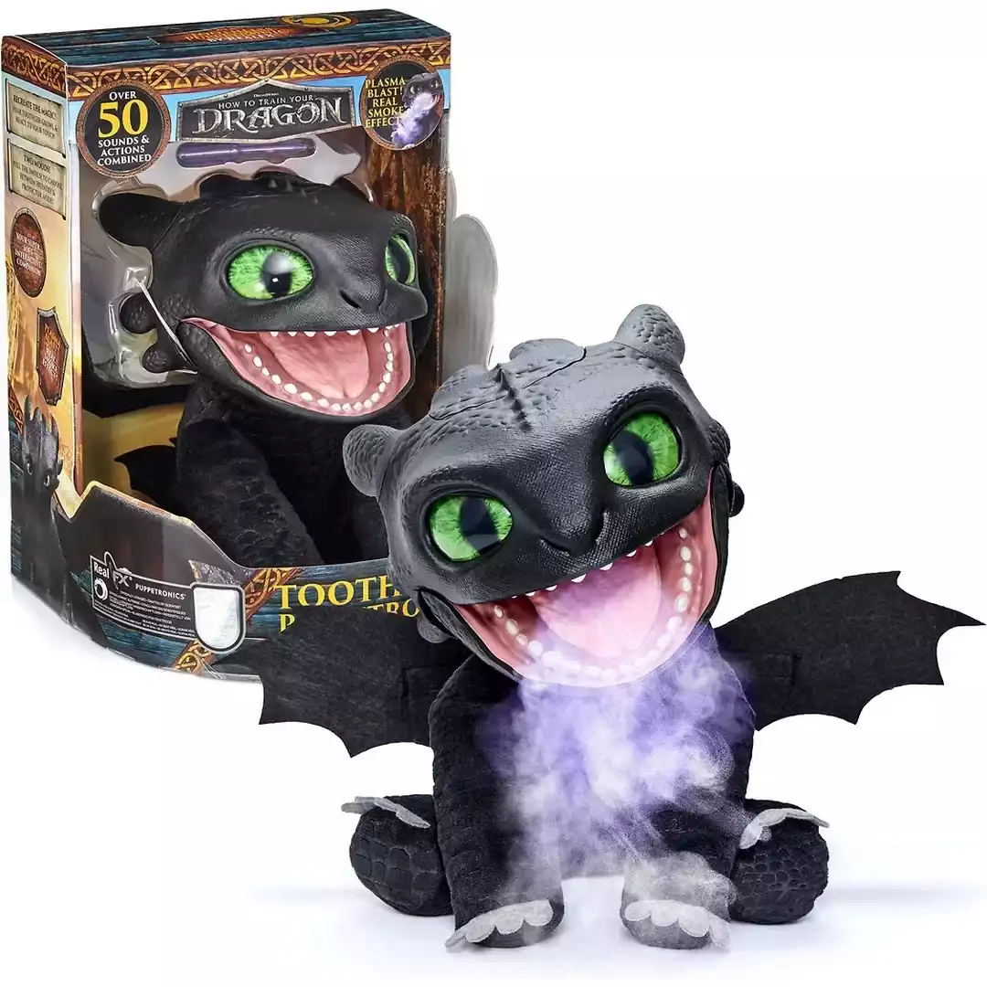 DreamWorks Ejderhanı Nasıl Eğitirsin Toothless İnteraktif Ejderha Oyuncağı Sesli ve Hareketli