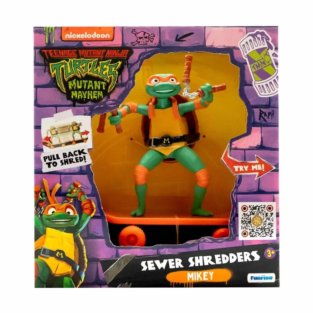 TMNT Mutant Mayhem Sewer Shredders Figür TU814001