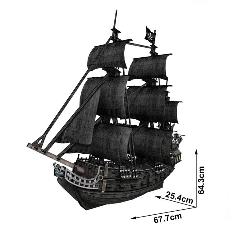 The Queen Anne'S Revenge 3D Puzzle