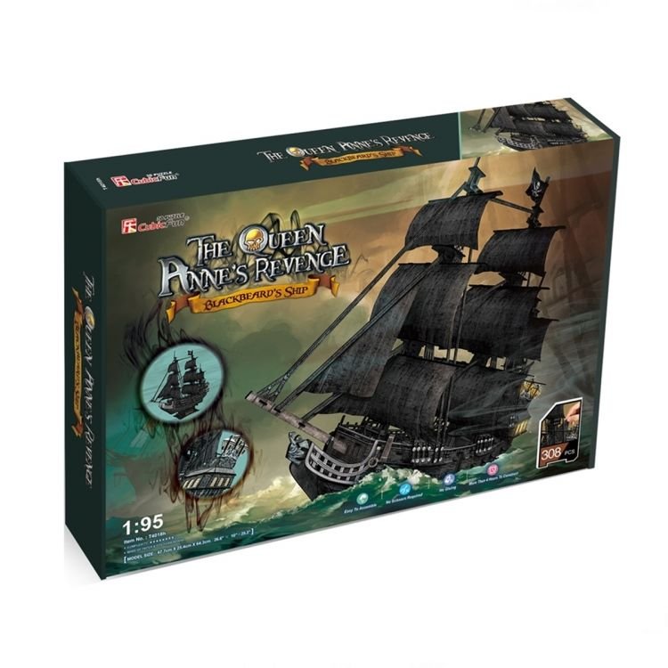 The Queen Anne'S Revenge 3D Puzzle