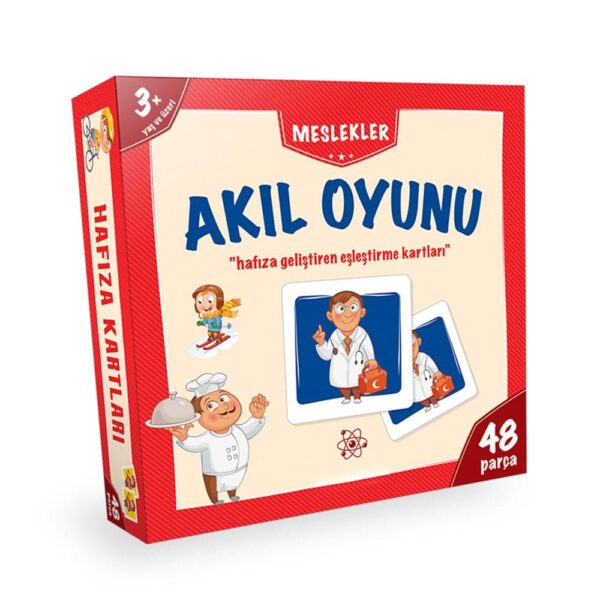 Akıl Oyunu Hafıza Geliştirme Meslekler Eğitici Set