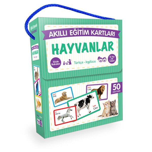 Akıllı Eğitim Hayvanlar Kart Eğitici Seti