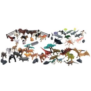 Animal Box Vahşi Hayvanlar 4'lü Figür Set - 60 Parça