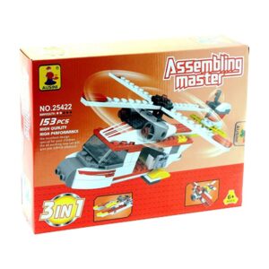 Ausini Assembling 3in1 Kurtarma Araçları Lego Seti - 153 Parça