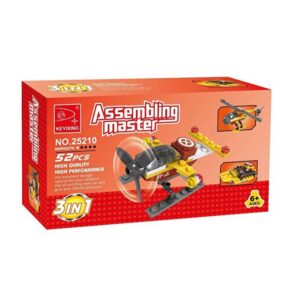 Ausini Assembling Hava Aracı 3in1 Lego Seti - 52 Parça