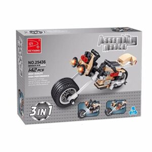 Ausini Assembling Motor Aracı 3in1 Lego Seti - 142 Parça