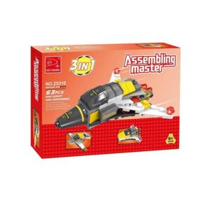 Ausini Assembling Uzay Aracı 3in1 Lego Seti - 63 Parça