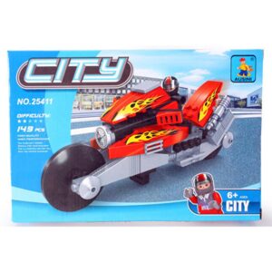Ausini City Yarış Motoru Lego Seti - 149 Parça