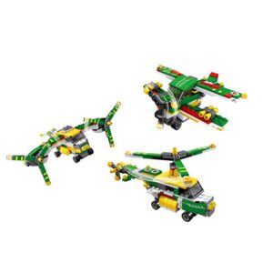 Ausini Construction 3in1 Askeri Uçak Lego Seti - 245 Parça