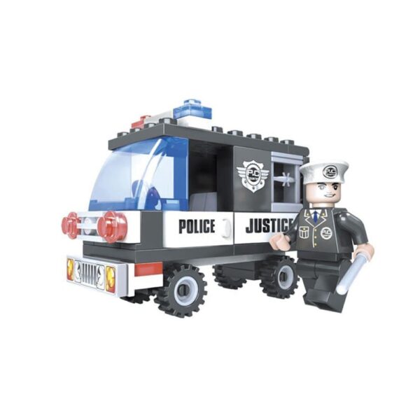 Ausini Police Polis Minibüs Lego Seti - 58 Parça