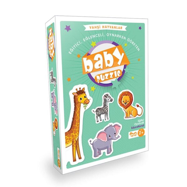 Baby Puzzle Vahşi Hayvanlar Eğitici Set