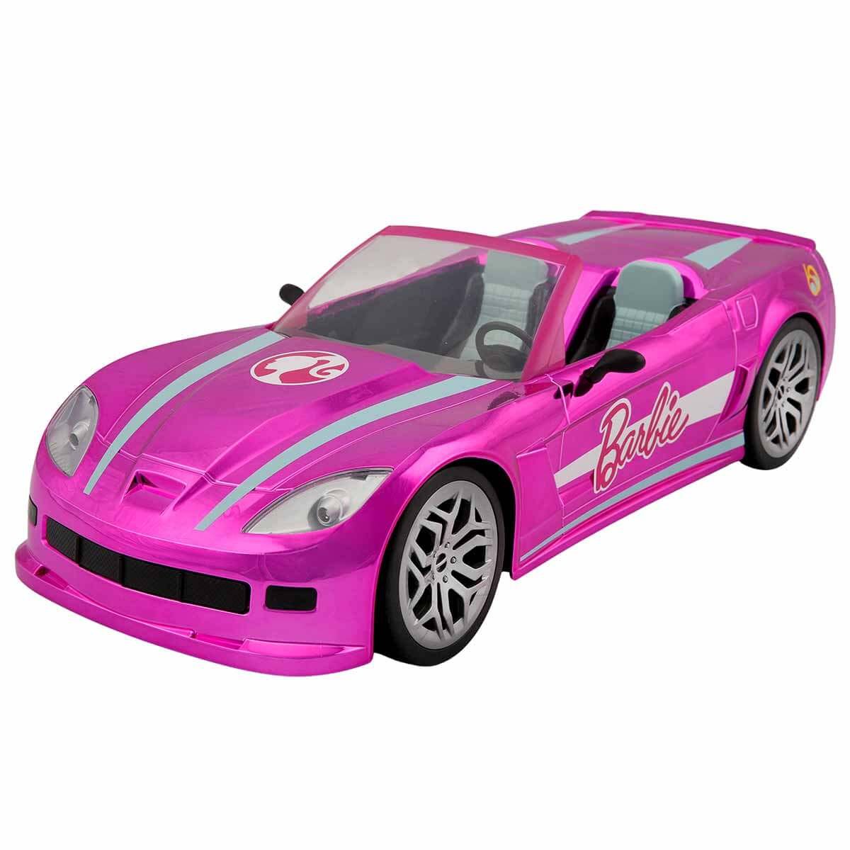 Barbie 42 cm Uzaktan Kumandalı Rüya Arabası – Işıklı 2.4 GHz